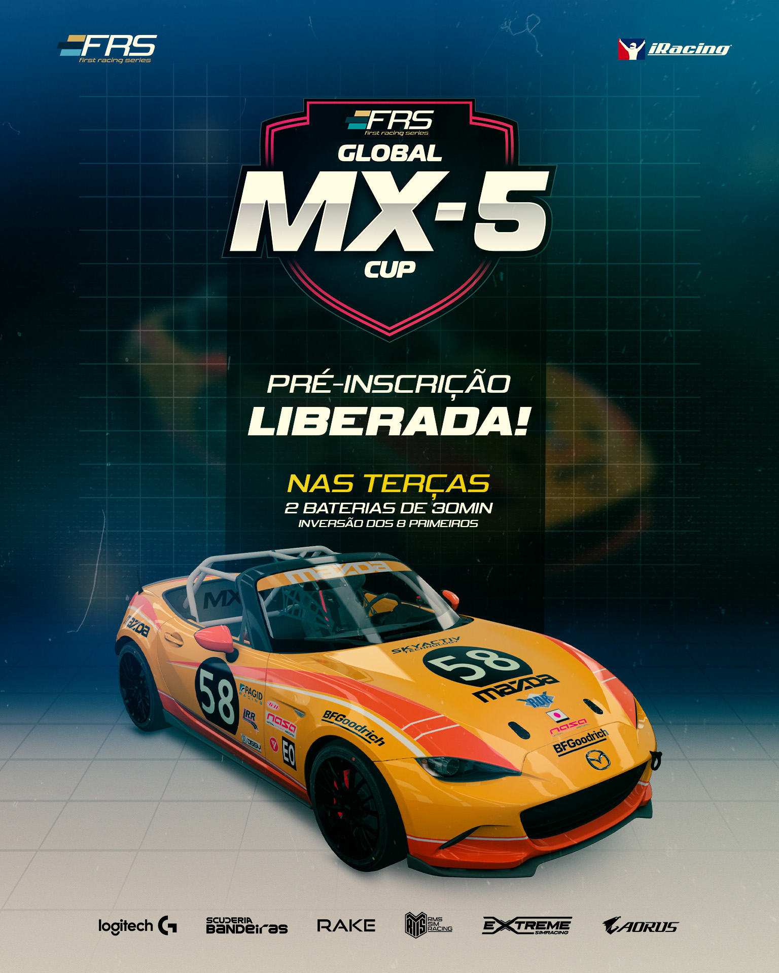 PRÉ INSCRIÇÃO - MAZDA MX5